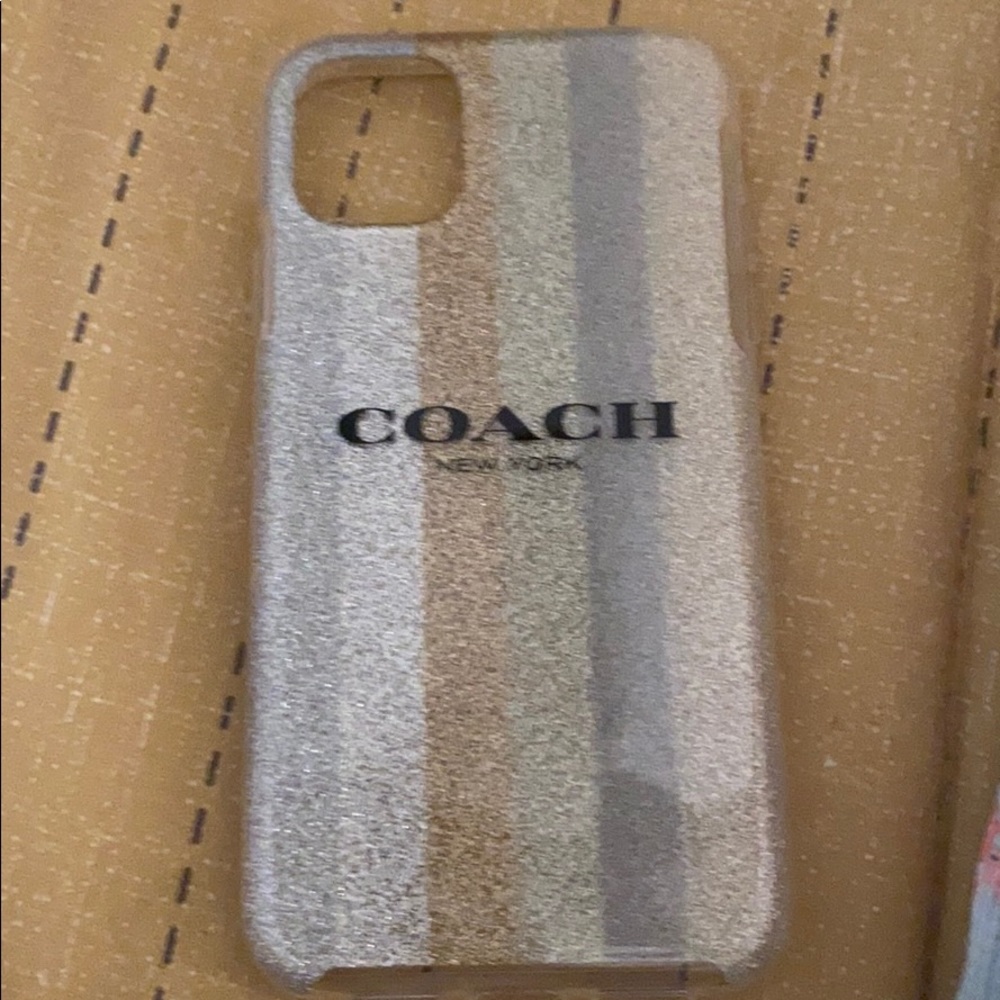 Never used IPHONE 11 Coach phone case